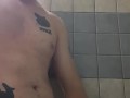 Young male masturbates and cums everywhere