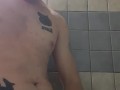 Young male masturbates and cums everywhere