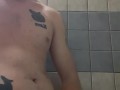 Young male masturbates and cums everywhere