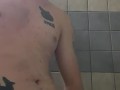 Young male masturbates and cums everywhere
