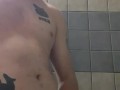 Young male masturbates and cums everywhere