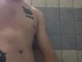 Young male masturbates and cums everywhere