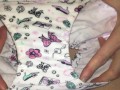 030 パンティをかぶせ、おもらししたおむつを巻き付けてオナニー！