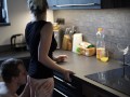  I like to fuck in the kitchen, listen to my orgasm honey (free