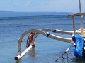 EXTREME Public PEE from Boat at Tropical Beach Shore