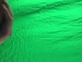 Behind the Scenes of First amateur homemade Green Screen Movie with redhead bbw hotwife