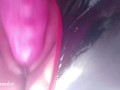 Home Sex Masturbation, PVC catsuit and Dildo Solo Relax Play, Part 2