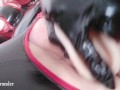 Home Sex Masturbation, PVC catsuit and Dildo Solo Relax Play, Part 3