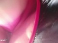 Home Sex Masturbation, PVC catsuit and Dildo Solo Relax Play, Part 3
