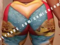 McDonalds Burger Tights Hugs Cami Creams Booty Clapping Bent Over Thick Thighs Shaking Ebony BBW Ass