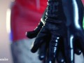 Sexual latex rubber glove fetish Arya Grander