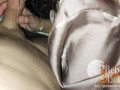 Quick Blowjob of Arab Beurette wearing Pyjamas. عربية مغربية مقيمة بفرنسا ترضع الزب 