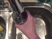 Glass of Water...MESSY!