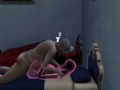 The male member enters the transparent girl and is seen in sex | sims 4 wicked woohoo