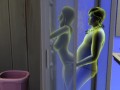 The male member enters the transparent girl and is seen in sex | sims 4 wicked woohoo