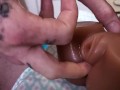 White Boy cums on sex doll