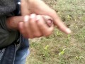 Indian masturbation in outdoor handjob sex