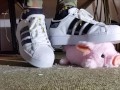 Toy Crushing with Adidas Superstar Sneaker (Trailer)