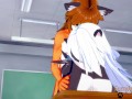 Furry Hentai - Passerby is fucked by Fox