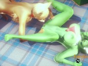 Pokemon Hentai - Gardevoir & Eevee Yiff 1/2