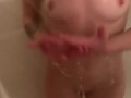 Walked in on my roommates GF taking a shower. Watch how it ends.
