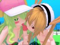 Kobayashi-san Chi no Maid Dragon Tohru AND Quetzalcoatl 3D HENTAI