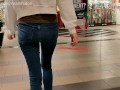 Shopping center flashing and peeing