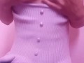 Asian playing with tits and nipples