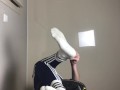 guy shows his legs after the gym - ARTEM SUCHKOV