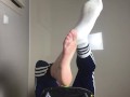 guy shows his legs after the gym - ARTEM SUCHKOV
