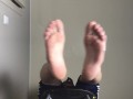 guy shows his legs after the gym - ARTEM SUCHKOV