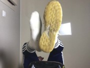 guy shows his legs after the gym - ARTEM SUCHKOV