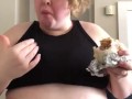 HUNGRY BBW EATS A 1.7 POUND BURRITO