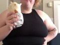 HUNGRY BBW EATS A 1.7 POUND BURRITO