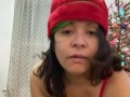 Anna Maria Mature Latina Bachata dance in red lingerie