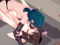 Byleth licks Dorothea's pussy, fucks her with a strapon - Fire Emblem Hentai.