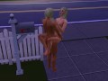 Husband and wife take turns to fuck with their neighbor | Porno Game 3d