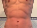 Big soft  cock - thick large cock - Japanese guy jelqing big balls 