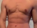 Big soft  cock - thick large cock - Japanese guy jelqing big balls 
