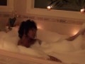 Erotic Soapy Bathtub Flexing Sexy Muscles by Pornstar Goddess