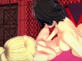 Bayonetta and Samus lesbian fuck - Super Smash Bros Hentai.