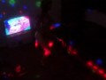 Sexy bitch dance and masturbates on private party