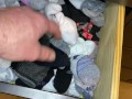 CUM ON SOCKS MAKE HER WEAR THEM!