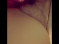 Up close and personal amateur big pink dildo rabbit masterbate with me and my big tits 