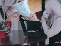 【MasukuChan】Tea Party , Time Stop Cum inside Pussy and Tea make her Drink Semen