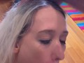 Jayce owns lacey’s throat and covers her face in cum
