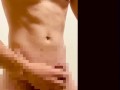 巨根　マッチョ　立ち　射精　カウントダウン　countdown cumshot