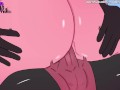 Among Us Pink fixing the couch with Black dick