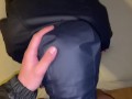 Amateur Rainwear masturbating, blowjob and fucking