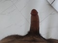 Hairy stud twink waiting his dick to be sucked // dirty arab bushy dick